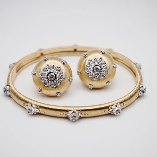 Silk Diamond Bangle, Slim, view 2