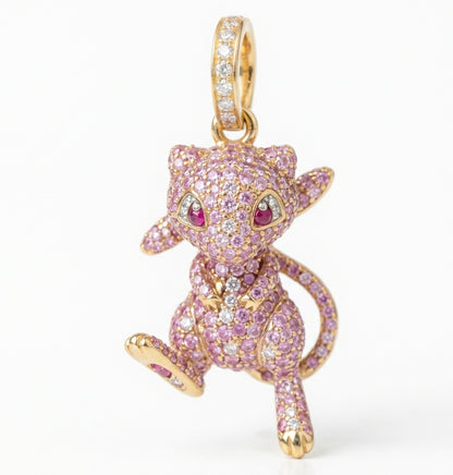 Pokemon Charm Bracelet Pavé Moissanite, view 8