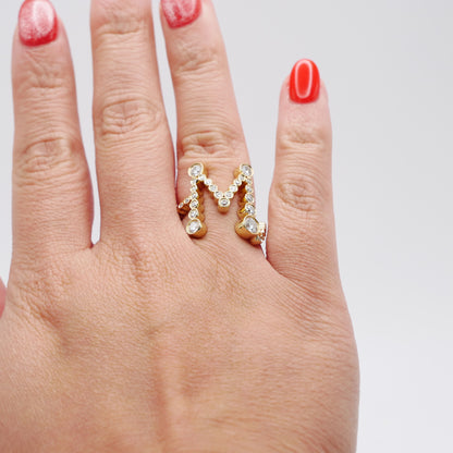 Alphabet Embrace Ring, view 13