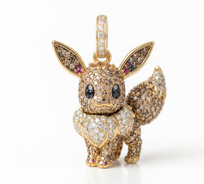 Pokemon Charm Bracelet Pavé Moissanite, view 9