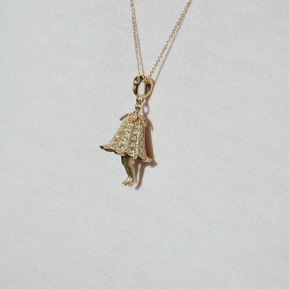 Flower or Bell Fairy with Diamonds, view 7