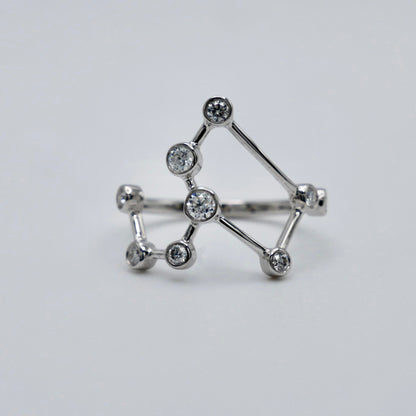 Leo Constellation Ring with Lab Diamonds