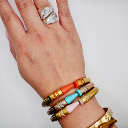 Crayon Bracelet, 18K Gold Filled, Ready to Ship