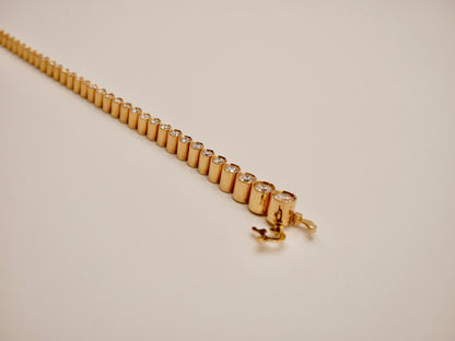 Gradient or Graduating Tennis Bracelet, view 4