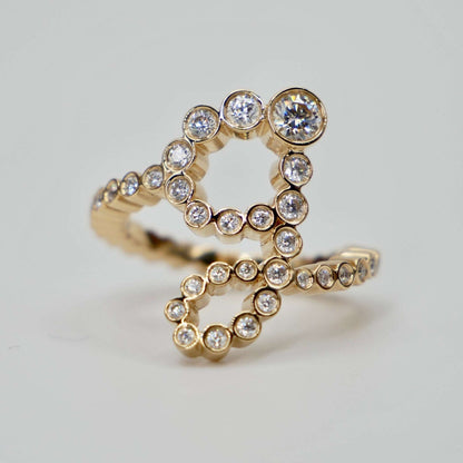 Alphabet Embrace Ring