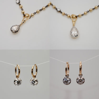 Elegant Trio Moissanite Set