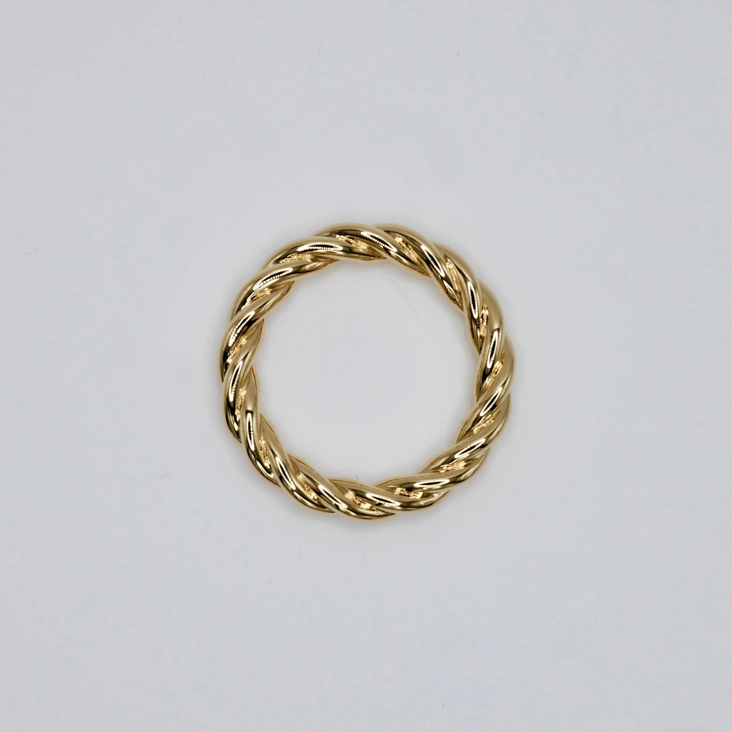 Twisted Rope Band Ring in 14K or 18K Gold