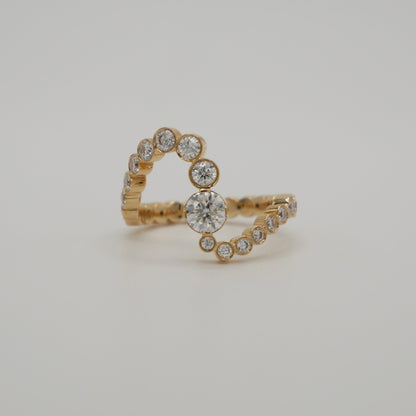 Wave Embrace III Ring, 18K Gold