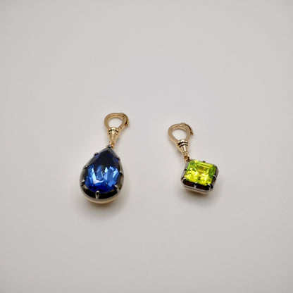 Georgian Victorian Cushion Cut Lumogarnet Ball Chain Pendant, view 5