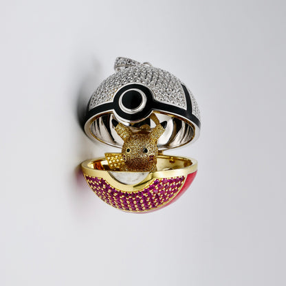 Pikachu Pokéball Locket