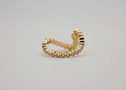 Wave Embrace II Ring, 18K Gold, view 5
