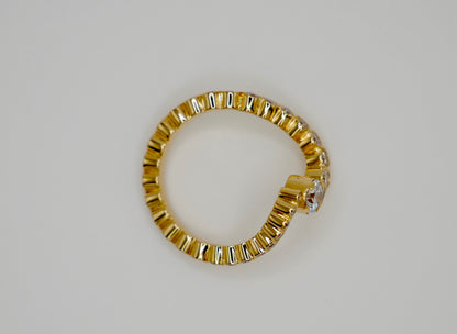 Wave Embrace II Ring, 18K Gold, view 6