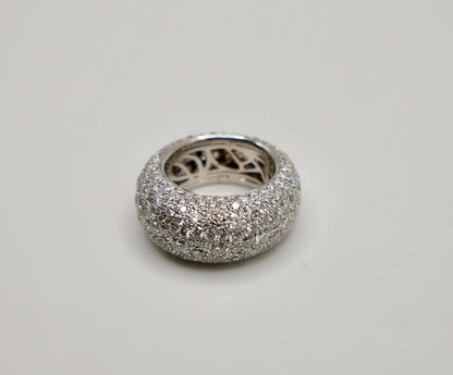 Cloud Plump Pouf Ring with 5.9 Cts of Lab Grown Diamonds, 18K Gold, view 4