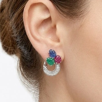 Tutti Frutti Emerald, 14K Gold, view 3