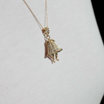 Flower or Bell Fairy with Diamonds, view 6