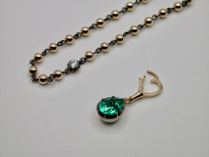 Georgian Victorian Ball Chain Pendant, view 5