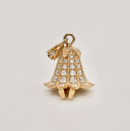 Flower or Bell Fairy with Diamonds, view 2