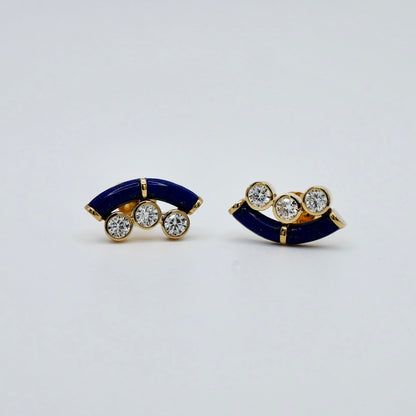 Boucles d'oreilles clous en émeraudes de Zambie, taille ronde et émeraude, serties en chaton géorgien, 9 carats