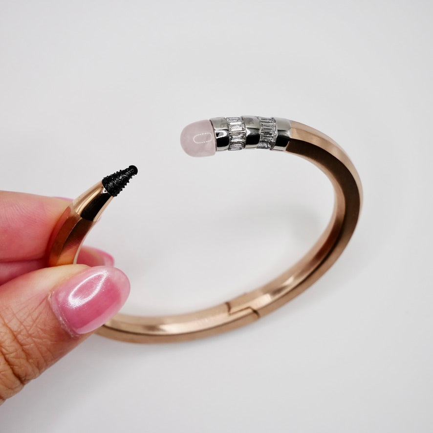 18K Gold Filled Pencil and Burger Combo, Hypoallergenic, Waterproof and Tarnish Resistant | Nadine Ghosn style | Drake jewelry | Justin Bieber jewelry | Beyonce jewelry | novelty fun fine jewelry | by Disco Marshmallow