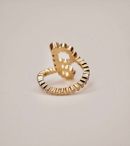 Alphabet Embrace Ring, view 8