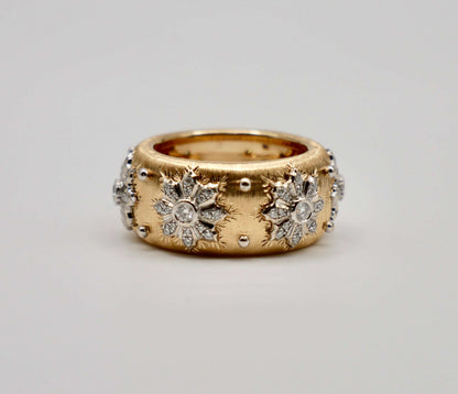 Fabric Silk Diamond Ring, view 3