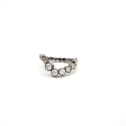Wave Embrace Ring, 18K Blackened Gold, view 3