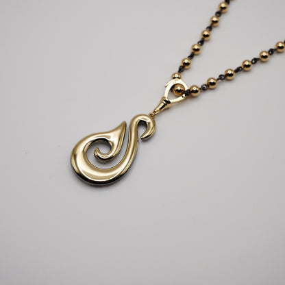 Oceanic Swirl Diamond or Moissanite Charm Pendant, view 8