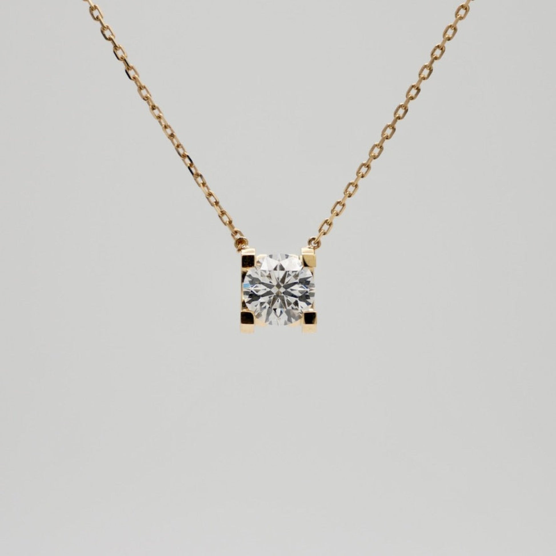 Cartier C diamond necklace as seen on Tamara Kalinic