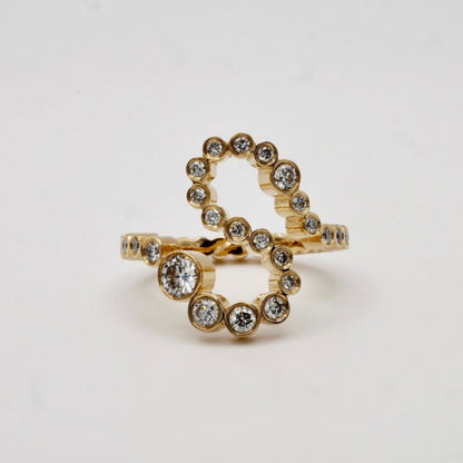 Alphabet Embrace Ring, view 5