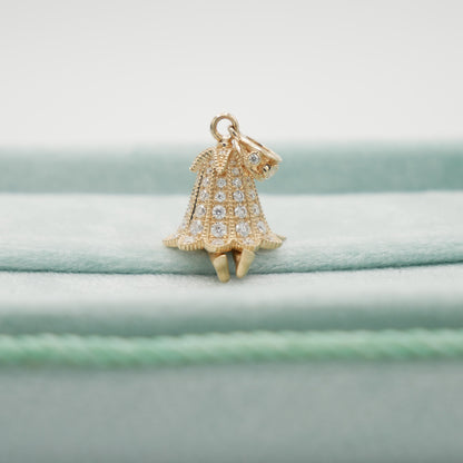 Flower or Bell Fairy with Diamonds, view 3