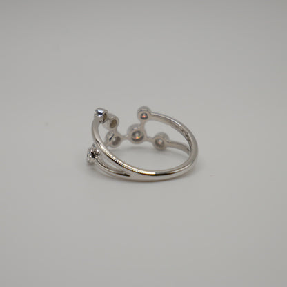 Virgo Constellation Ring with Lab Diamonds, view 4