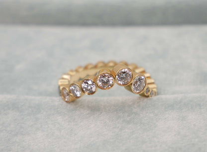 Wave Embrace Ring, 18K Gold, view 5