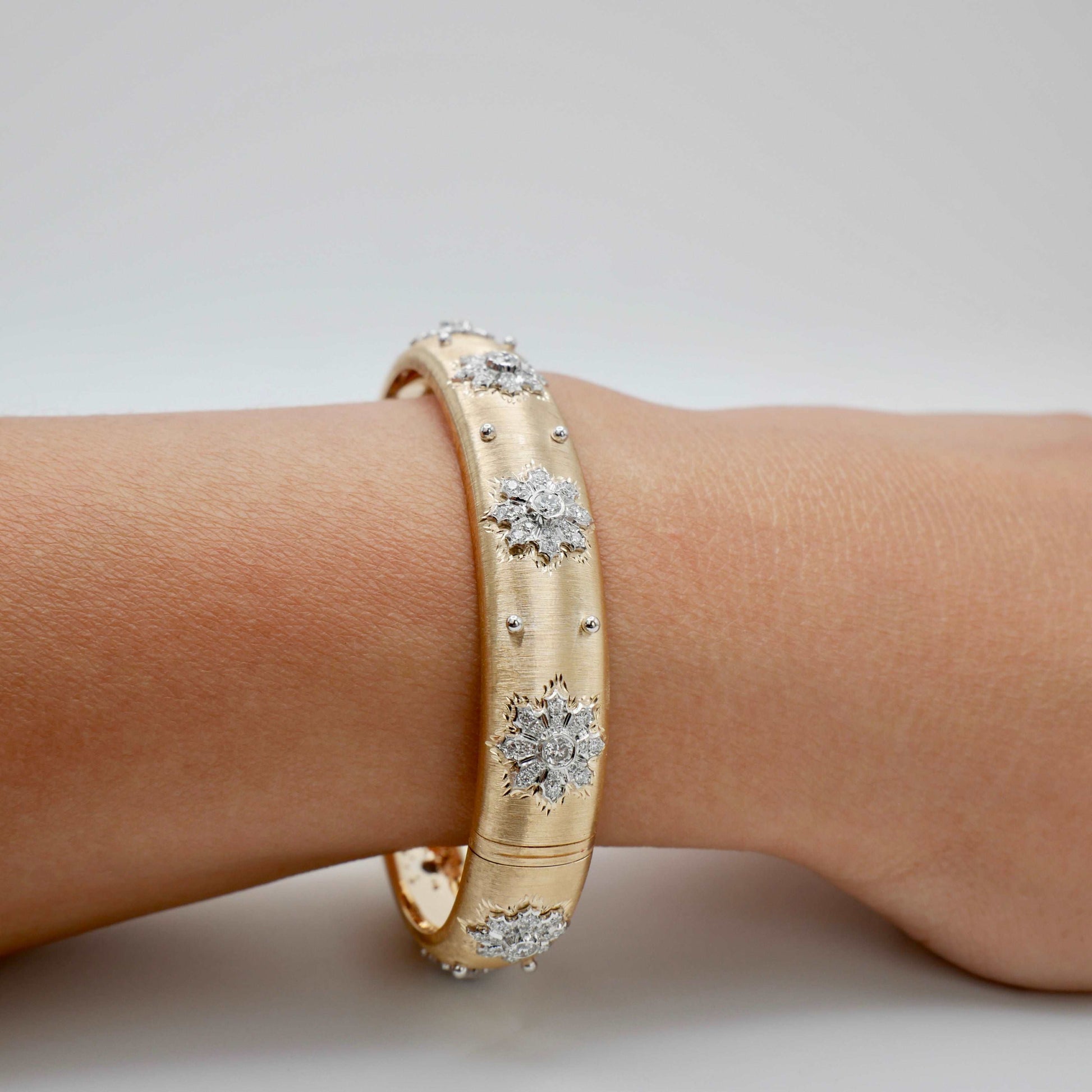 Buccellati Macri Yellow Diamond Bracelet Bangle