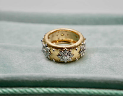 Fabric Silk Diamond Ring, view 4