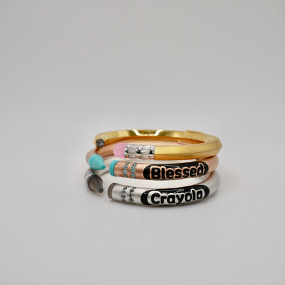 Customizable Crayon Bracelet with Grey Agate and Moissanites, Gold Filled, view 14