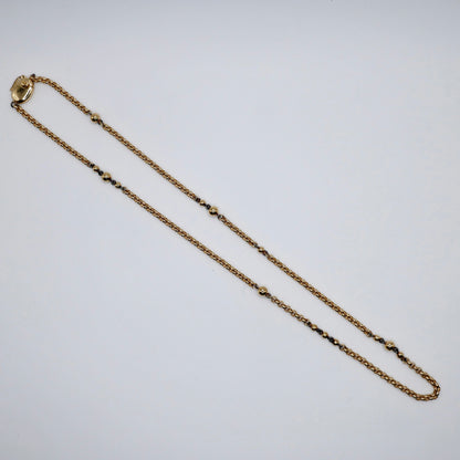 Georgian Victorian Ball Belcher Chain Necklace, view 3