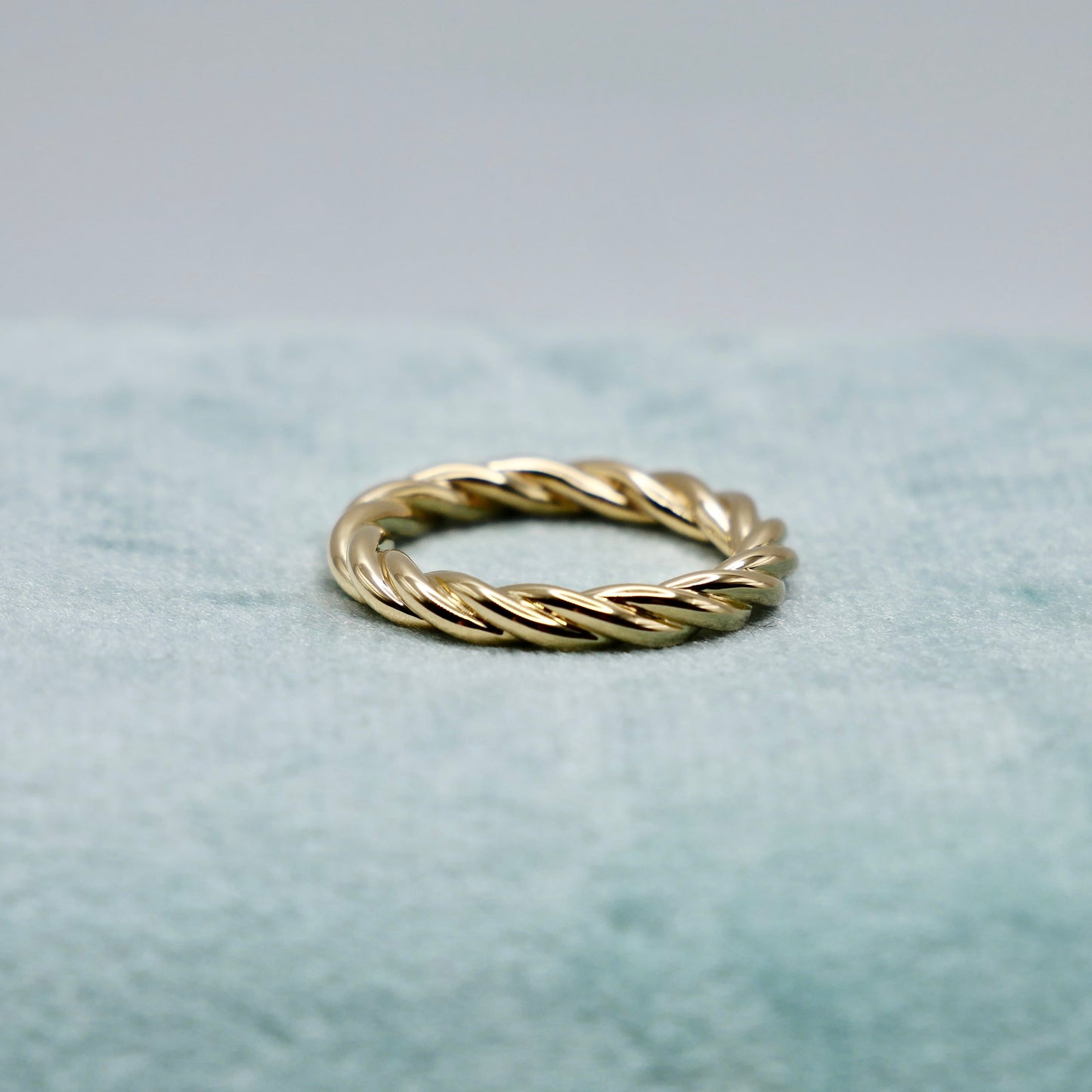 Twisted Rope Band Ring in 14K or 18K Gold