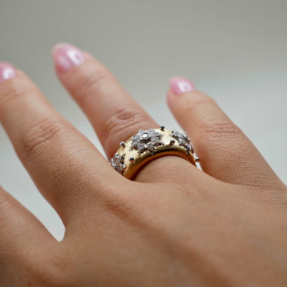 Fabric Silk Diamond Ring, view 10