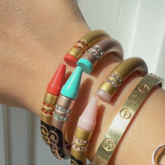 Crayon Bracelet, 18K Gold Filled, video