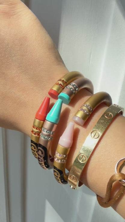 Crayon Bracelet, 18K Gold Filled, video