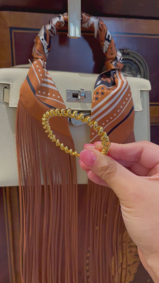Fusilli Rotini Spiral Gold Bangle
